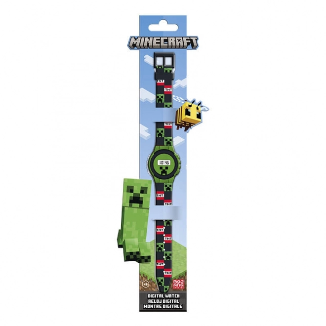 Cyfrowy zegarek Minecraft MIN4223 KiDS Licensing
