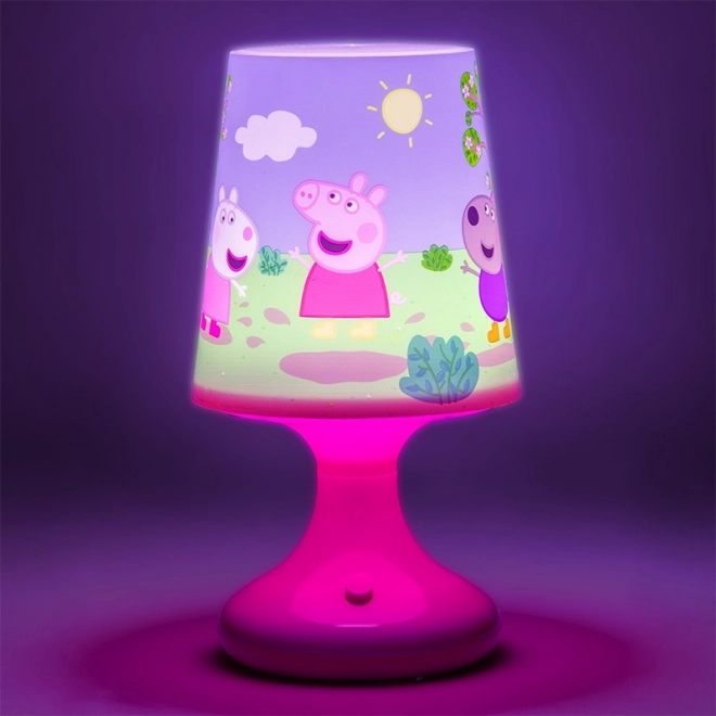 Lampka na stolik nocny Świnka Peppa