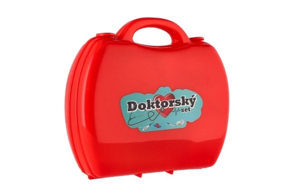 Zestaw lekarza plastikowy w plastikowej walizce w opakowaniu 23x40x4cm