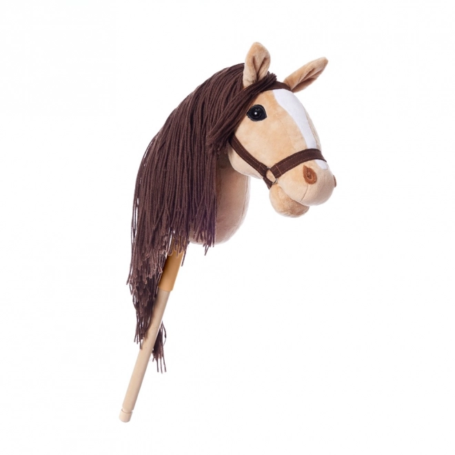 HOPPIHORSE koń na patyku hobby horse rozmiar A3 beżowy