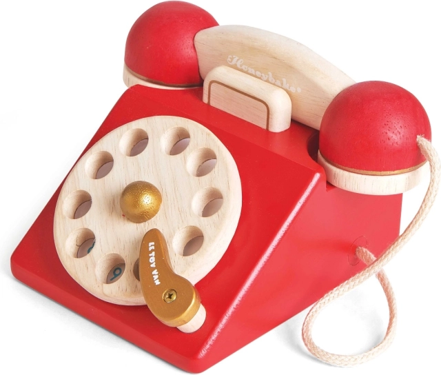 Drewniany retro telefon LE TOY VAN