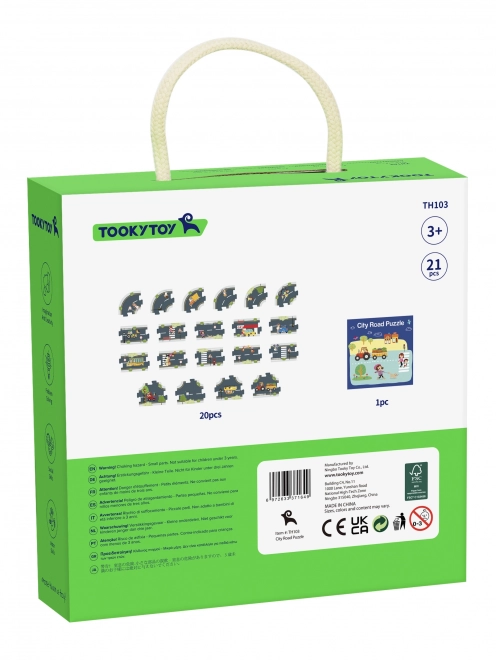 Tooky Toy Autopaska Puzzle