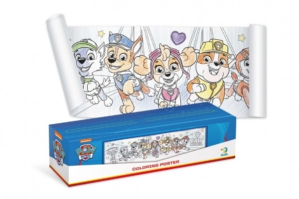 Kolorowanka plakatowa Psi Patrol