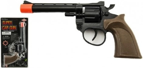 Plastikowy pistolet na kapiszony 8 strzałów