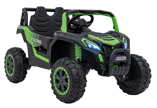 Dziecięce elektryczne auto Buggy UTV 2000M Racing Zielone