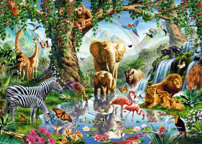 Ravensburger Puzzle Przygoda w dżungli 1000 elementów