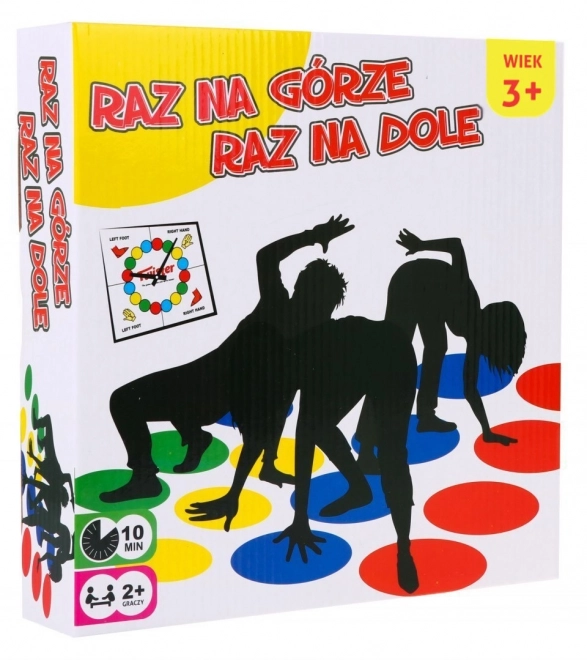 Duża mata do zabawy dla dzieci 3+ "Raz na górze, raz na dole"