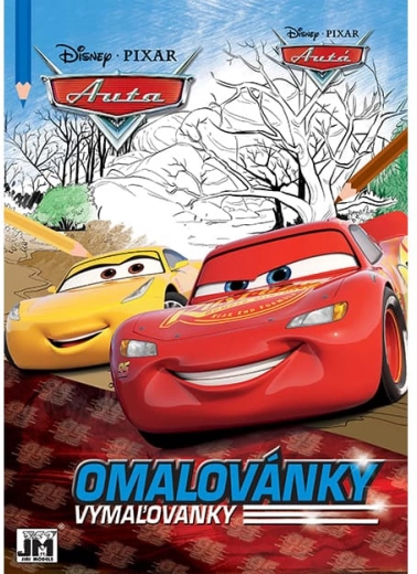 Kolorowanka A4 z autami z filmu Auta