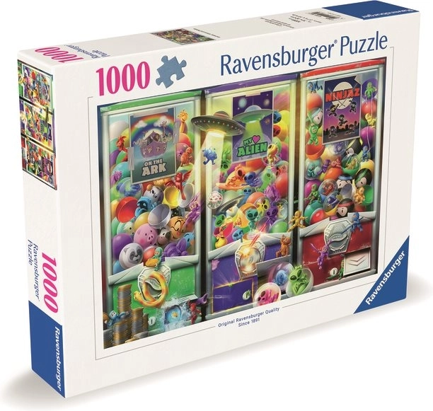 Puzzle Zwierzątka, Obcy i Ninja 1000 Elementów