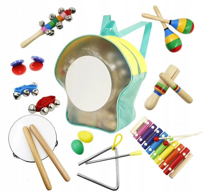 ECOTOYS Zestaw muzyczny w plecaku