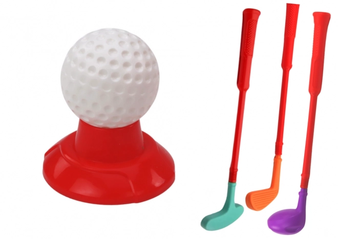 Mini zestaw golfowy dla dzieci Trolley