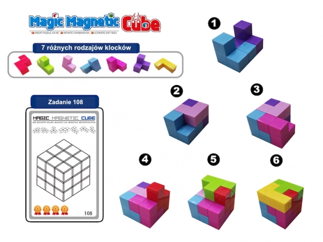 Magnetyczne kostki Magic Magnetic