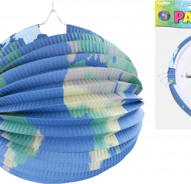 Lampion kula Ziemia 25 cm