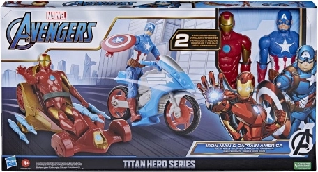 Marvel Avengers Titan Hero zestaw figurek z pojazdami