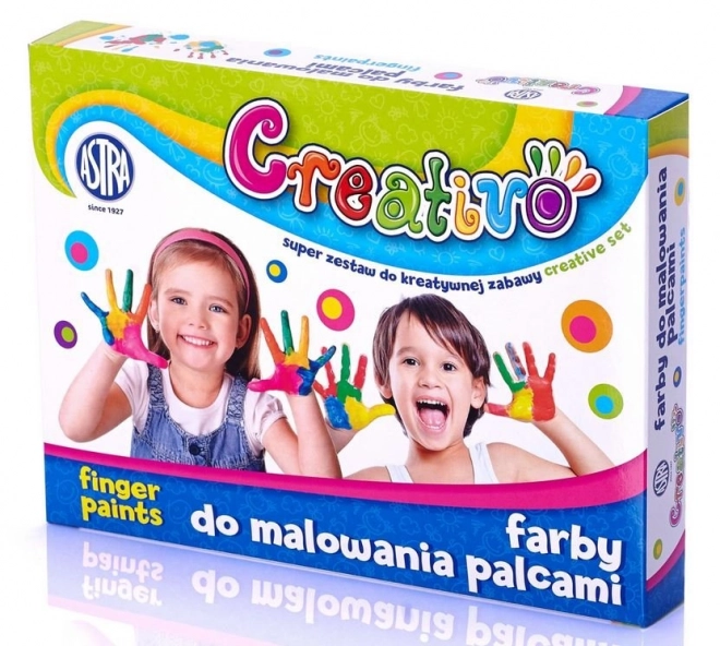 ASTRA Farby do malowania palcami 4 x 50 ml