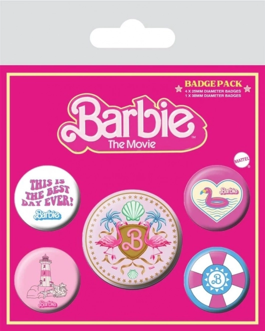 Zestaw przypinek Barbie