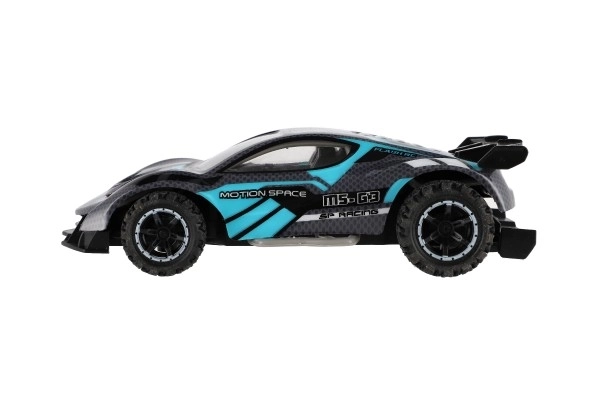 RC sportowy samochód 2,4GHz szaro-turkusowy 20cm – Szaro-turkusowe