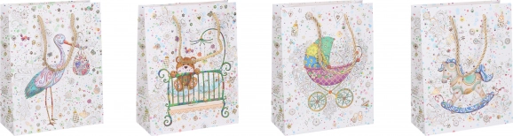 Torebka prezentowa dla dzieci, rozmiar S (23 × 18 × 8 cm)