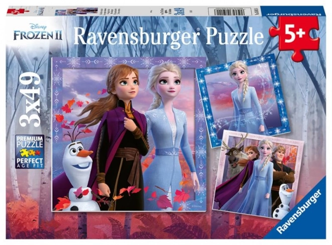 Ravensburger puzzle Kraina Lodu 2: Podróż 3x49 elementów