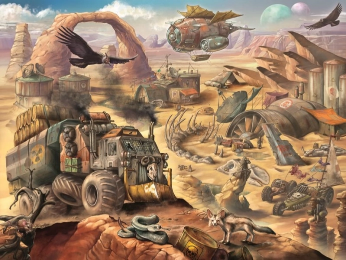 Ravensburger puzzle apokaliptyczna pustynia 1500 elementów