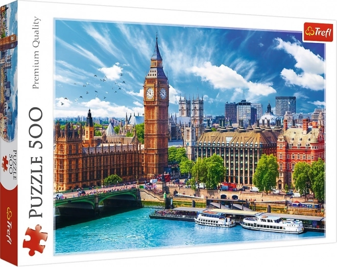 Puzzle 500 elementów Słoneczny Londyn – TREFL