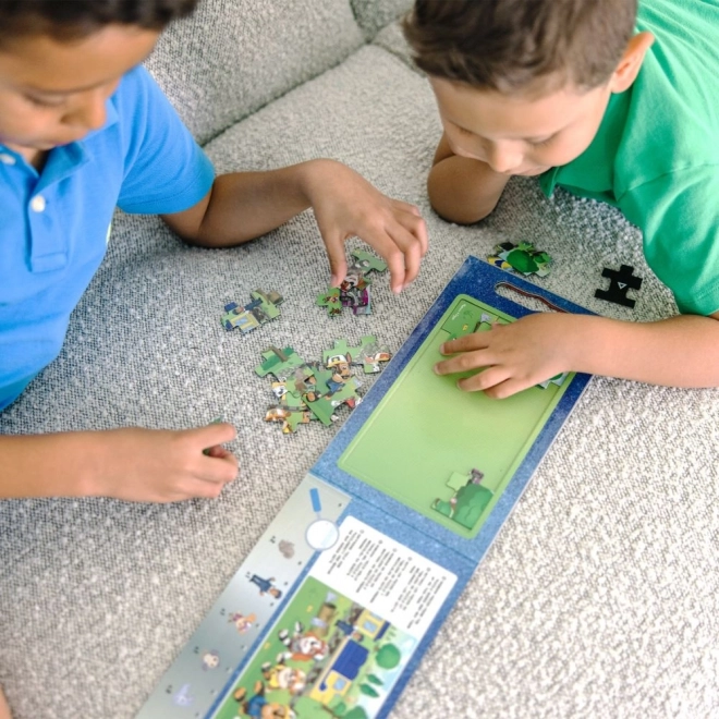 Magnetyczne puzzle Psi Patrol - ciężarówki
