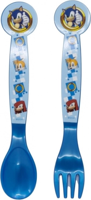 Dziecięcy zestaw sztućców Sonic