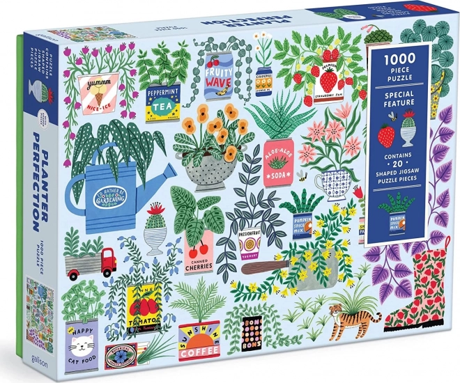 Galison Puzzle Sadzenie Kwiatów 1000 Elementów