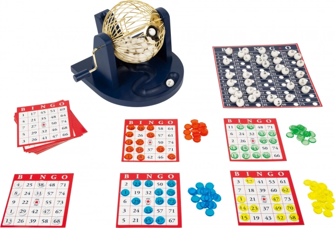 Rodzinna gra bingo z bębnem losującym