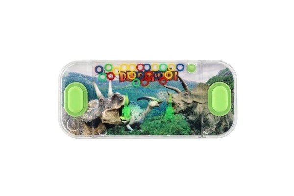 Wodna gra łamigłówka 15,5x7cm plastik dinosaura 4 rodzaje 24szt w pudełku