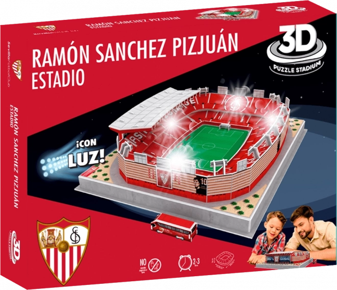 Świecąca układanka 3D stadion Ramón Sánchez-Pizjuán - FC Sevilla