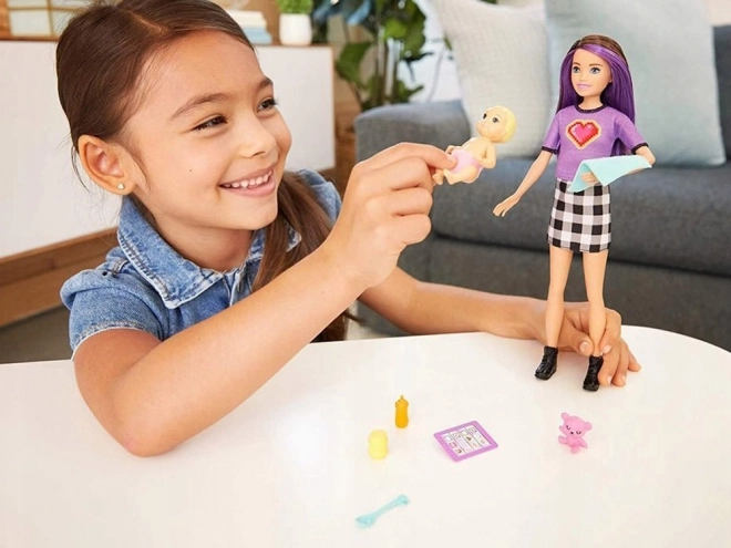 Lalka Barbie Skipper Opiekunka
