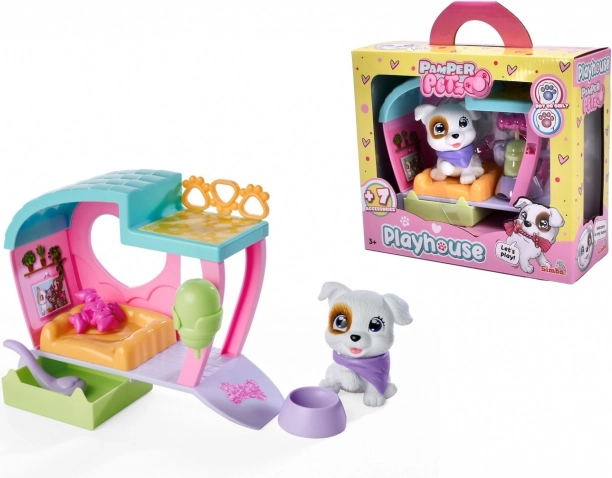 Pamper Petz domek ze szczeniaczkiem i akcesoriami