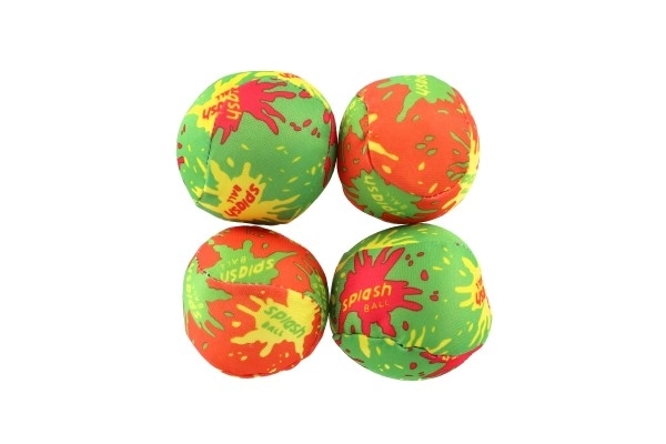 Wodne bomby 4 sztuki materiał 7cm w siatce