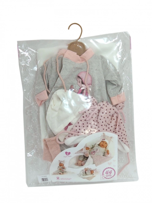 Llorens M844-60 ubranko dla lalki niemowlę NEW BORN rozmiar 43-44 cm