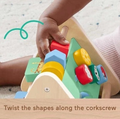 Drewniany aktywny trójkąt Fisher-Price