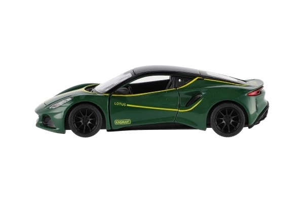 Auto Kinsmart Lotus Emira 1:38 metal/plast 12,5cm 3 kolory na napęd wsteczny 12szt w pudełku