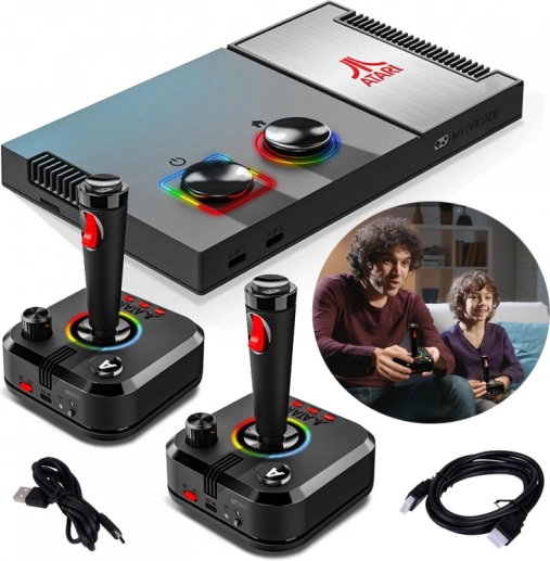 retro konsola do gier atari gamestation pro z ponad 200 grami