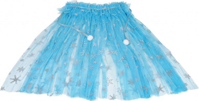 Lekka tiulowa spódnica ze śnieżynkami