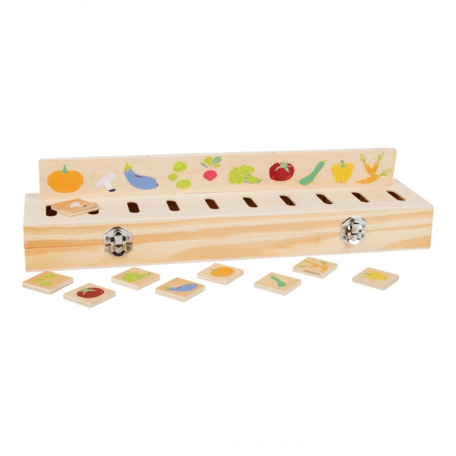 Drewniana zabawka edukacyjna do sortowania Small Foot