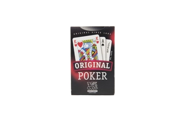 Poker gra towarzyska karty w papierowym pudełku 6x9cm