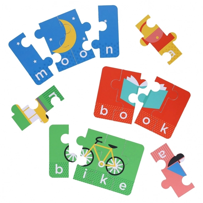 Petit Collage Moje pierwsze literowanie puzzle z przedmiotami