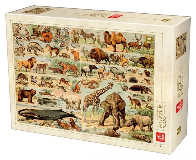 Encyklopedia Puzzle Dzikie Zwierzęta