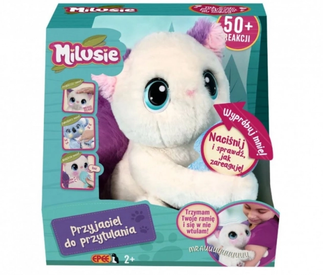Interaktywny pluszowy kotek Milusie