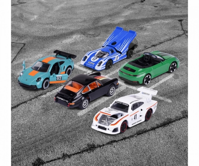 Majorette Porsche Motorsport Zestaw Prezentowy 5 szt.