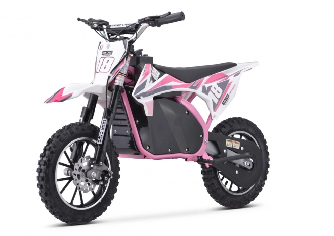 Dziecięcy motocykl elektryczny TRAIL KING różowy