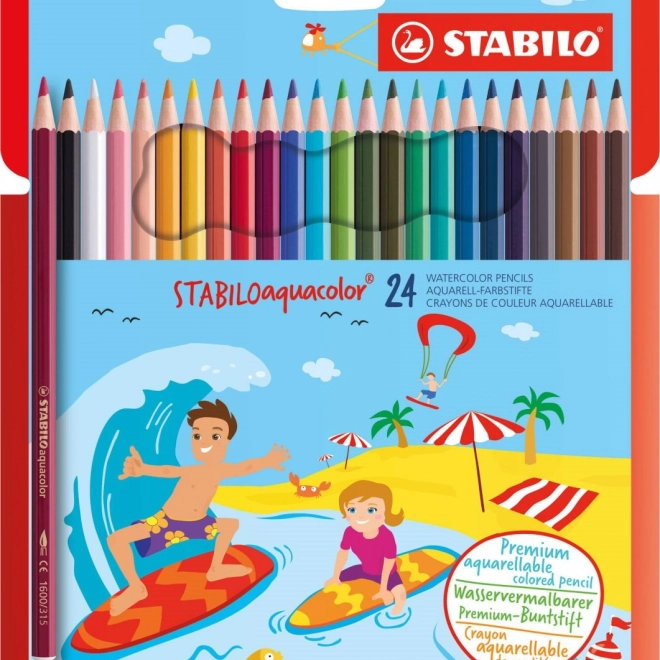 Zestaw akwarelowych kredek STABILO Aquacolor