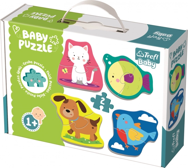 Puzzle dla dzieci ze zwierzątkami - 8 elementów