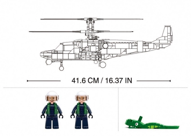 Sluban Śmigłowiec Bojowy KA-52S M38-B1138