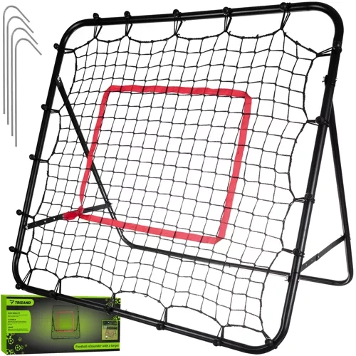 Piłkarski rebounder z tarczą Trizand